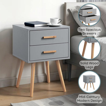 Oslo 2 Drawer End Table
