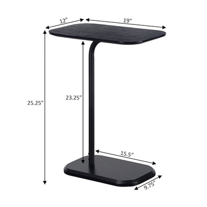 Oslo C End Table, Black