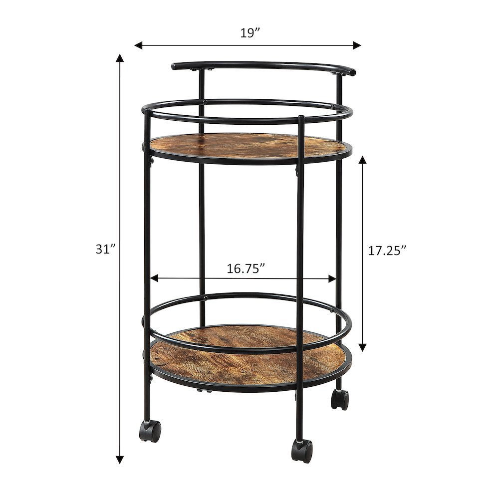 Designs2Go Charlie Serving Bar Cart