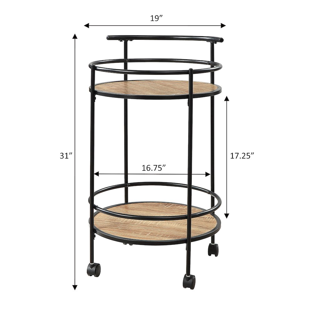 Designs2Go Charlie Serving Bar Cart