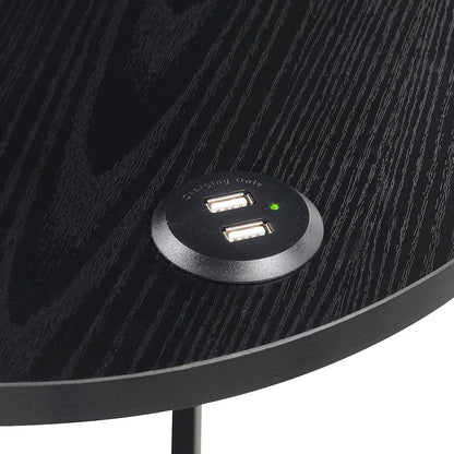 Designs2Go Simon 3 Tier End Table with USB Ports