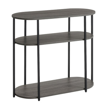 Designs2Go Simon 3 Tier Oval Entryway Hall Table