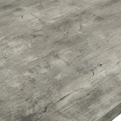Modern Trestle Desk With Shelves In Faux Birch And Black Finish For Office Space