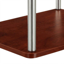 3-Tier TV Stand in Black for TVs Up to 37 Inches