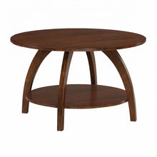 Aldrin Scandinavian Coffee Table with Under Shelf and Solid Build