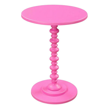 Round Spindle Coffee Table with Classic Style and Sturdy Construction