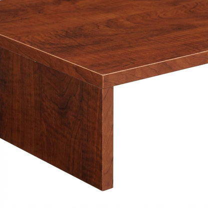 Cherry TV/Monitor Riser for Small Screens up to 26 Inches with Melamine Veneer