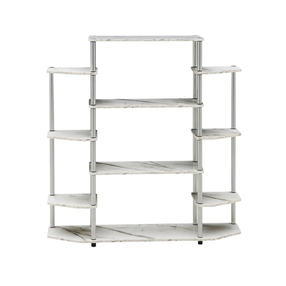 Contemporary Wall Unit Bookshelf with Modern Storage and Display Space