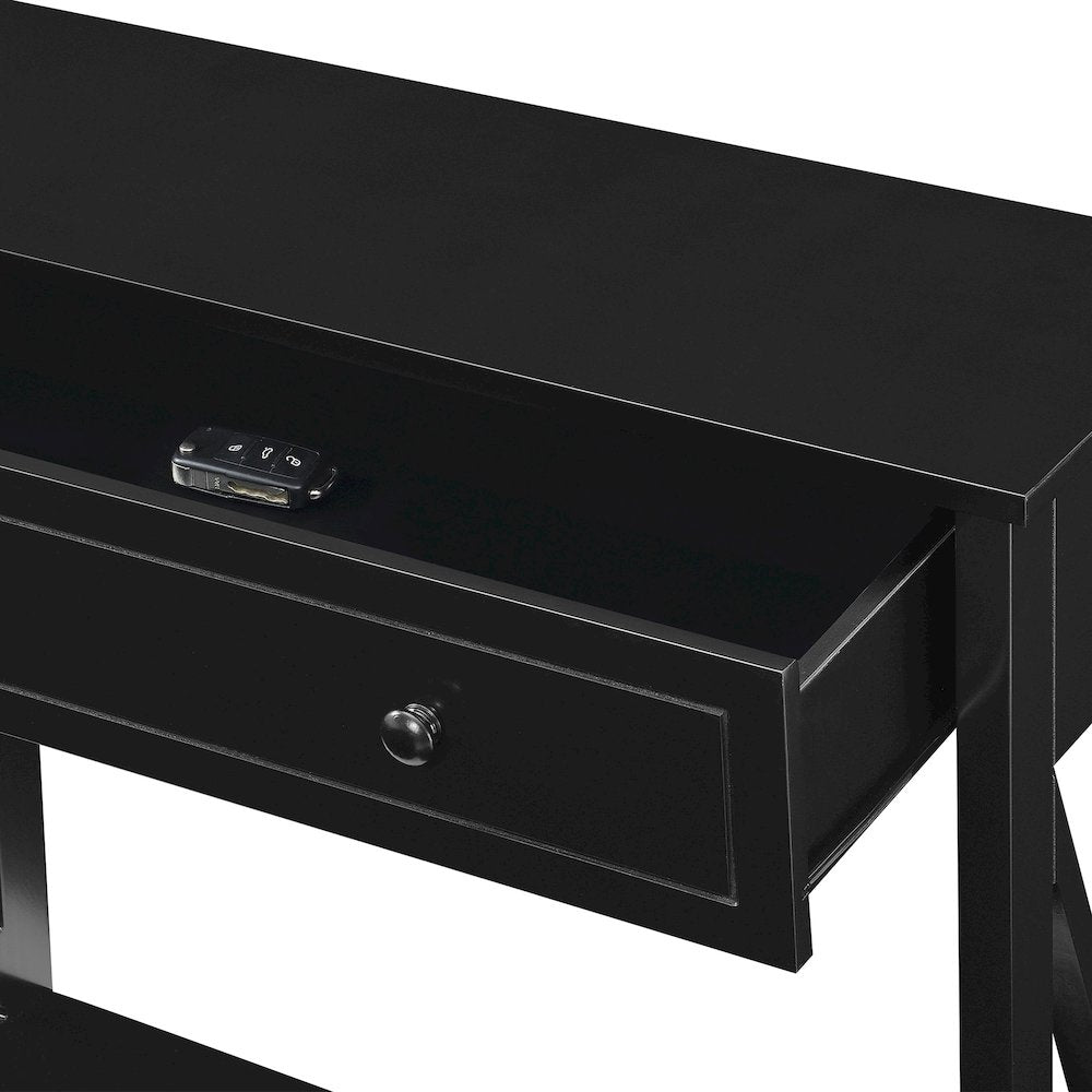 Oxford 1 Drawer Entryway Hall Table with Shelf