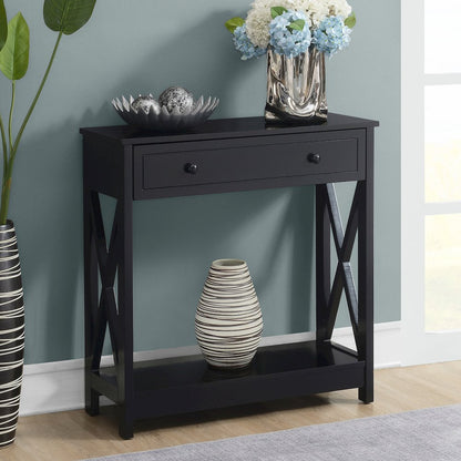 Oxford 1 Drawer Entryway Hall Table with Shelf
