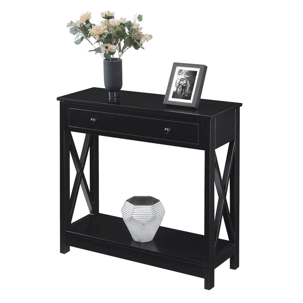 Oxford 1 Drawer Entryway Hall Table with Shelf