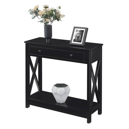 Oxford 1 Drawer Entryway Hall Table with Shelf