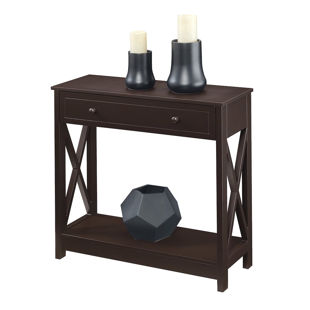 Oxford 1 Drawer Entryway Hall Table with Shelf