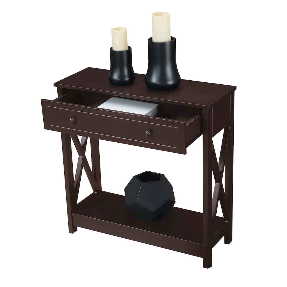 Oxford 1 Drawer Entryway Hall Table with Shelf