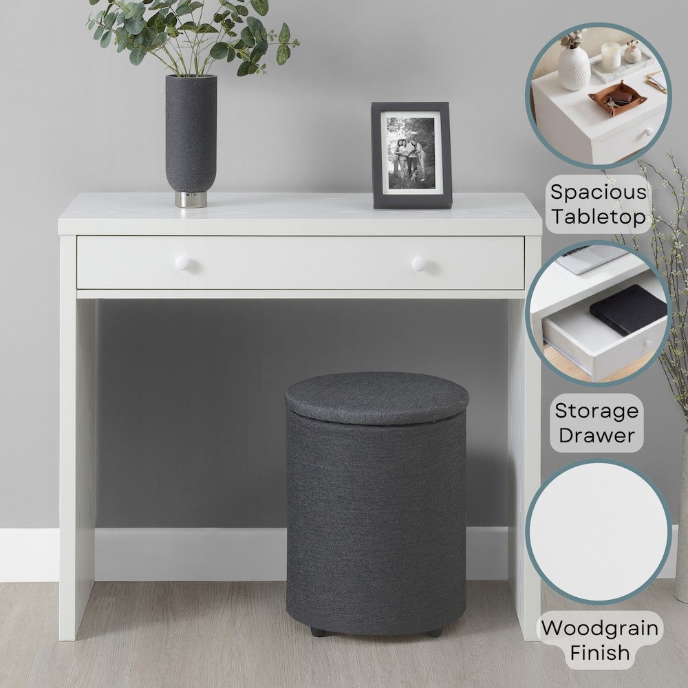 Northfield Desk/Hall Entryway Table with Drawer