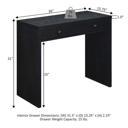 Northfield Desk/Hall Entryway Table with Drawer