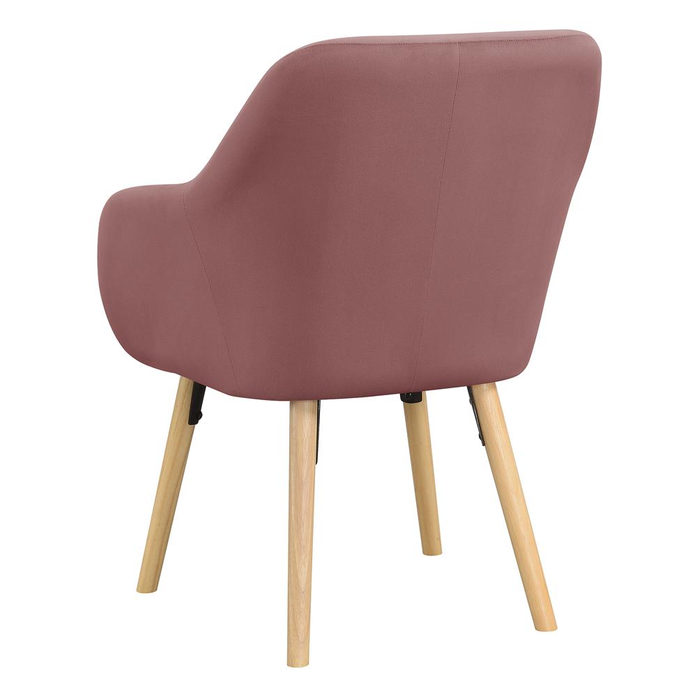 Take a Seat Charlotte Accent Chair, Blush Velvet