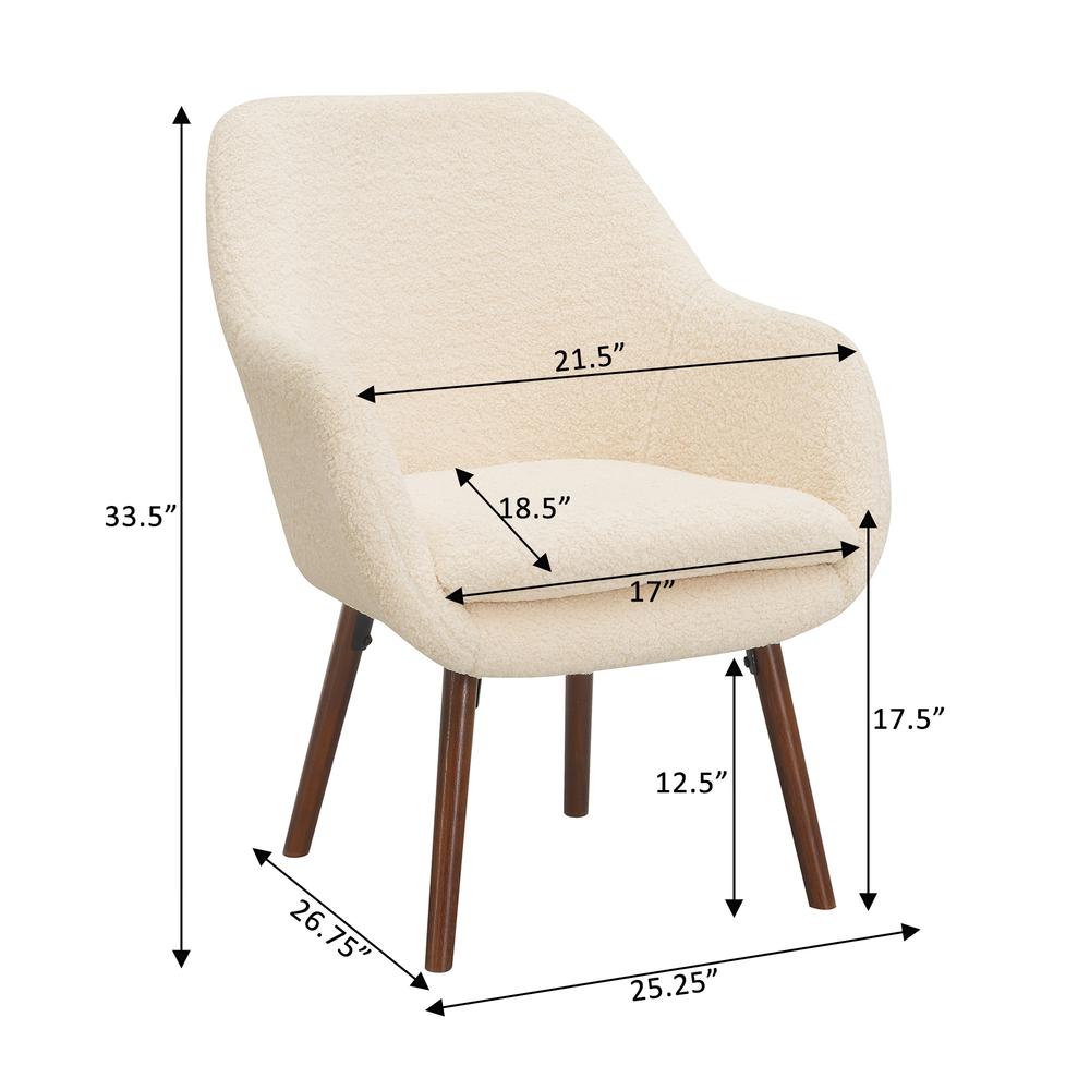 Take a Seat Charlotte Sherpa Accent Chair