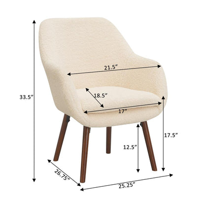 Take a Seat Charlotte Sherpa Accent Chair