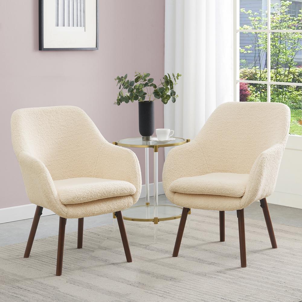 Take a Seat Charlotte Sherpa Accent Chair