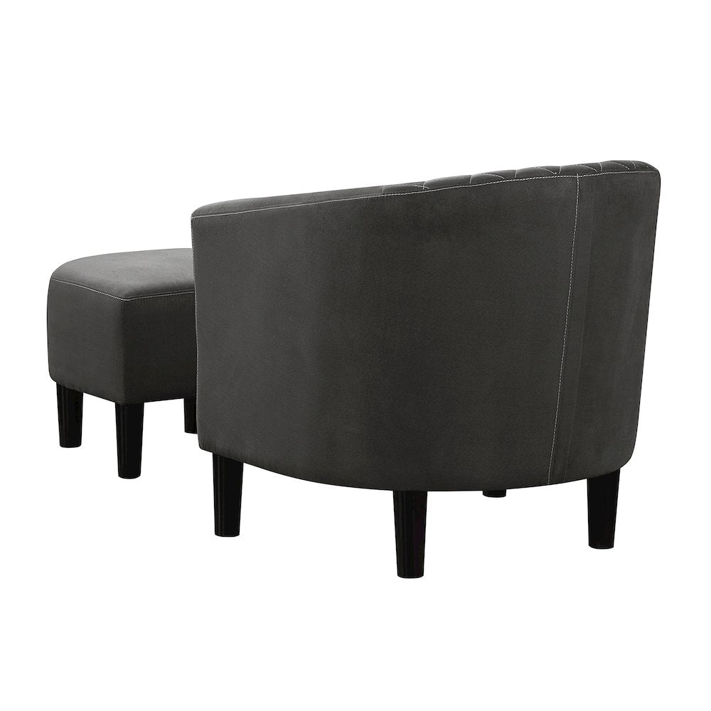 Take a Seat Roosevelt Accent Chair with Ottoman