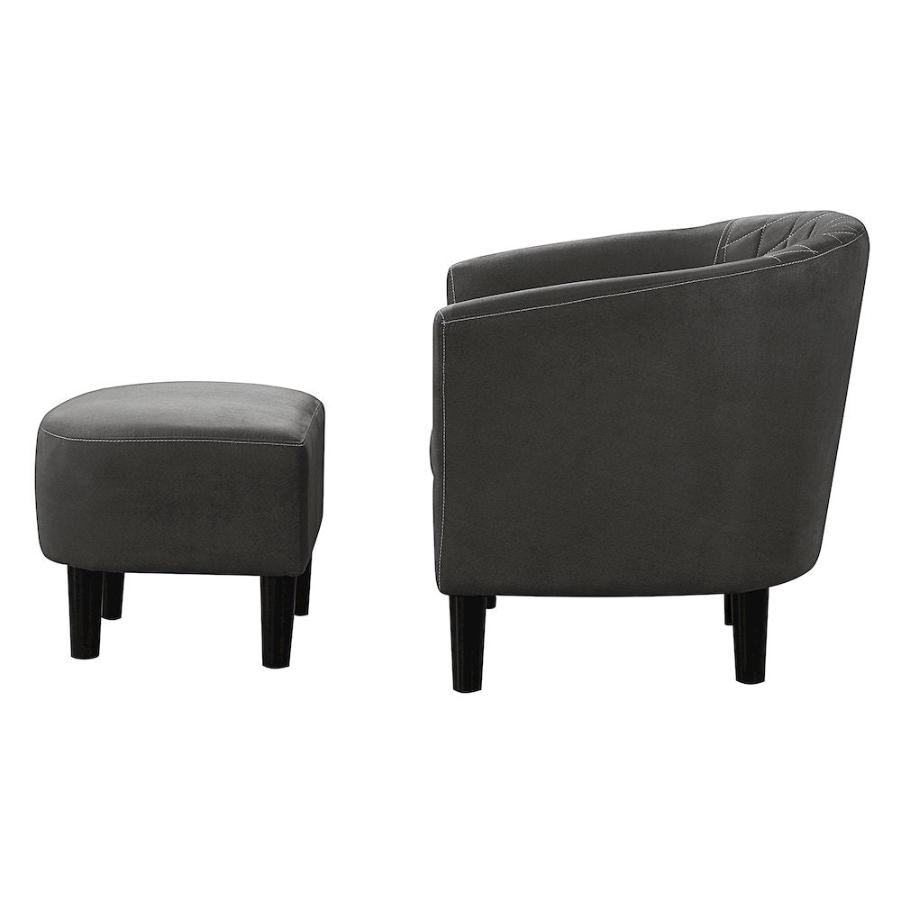 Take a Seat Roosevelt Accent Chair with Ottoman