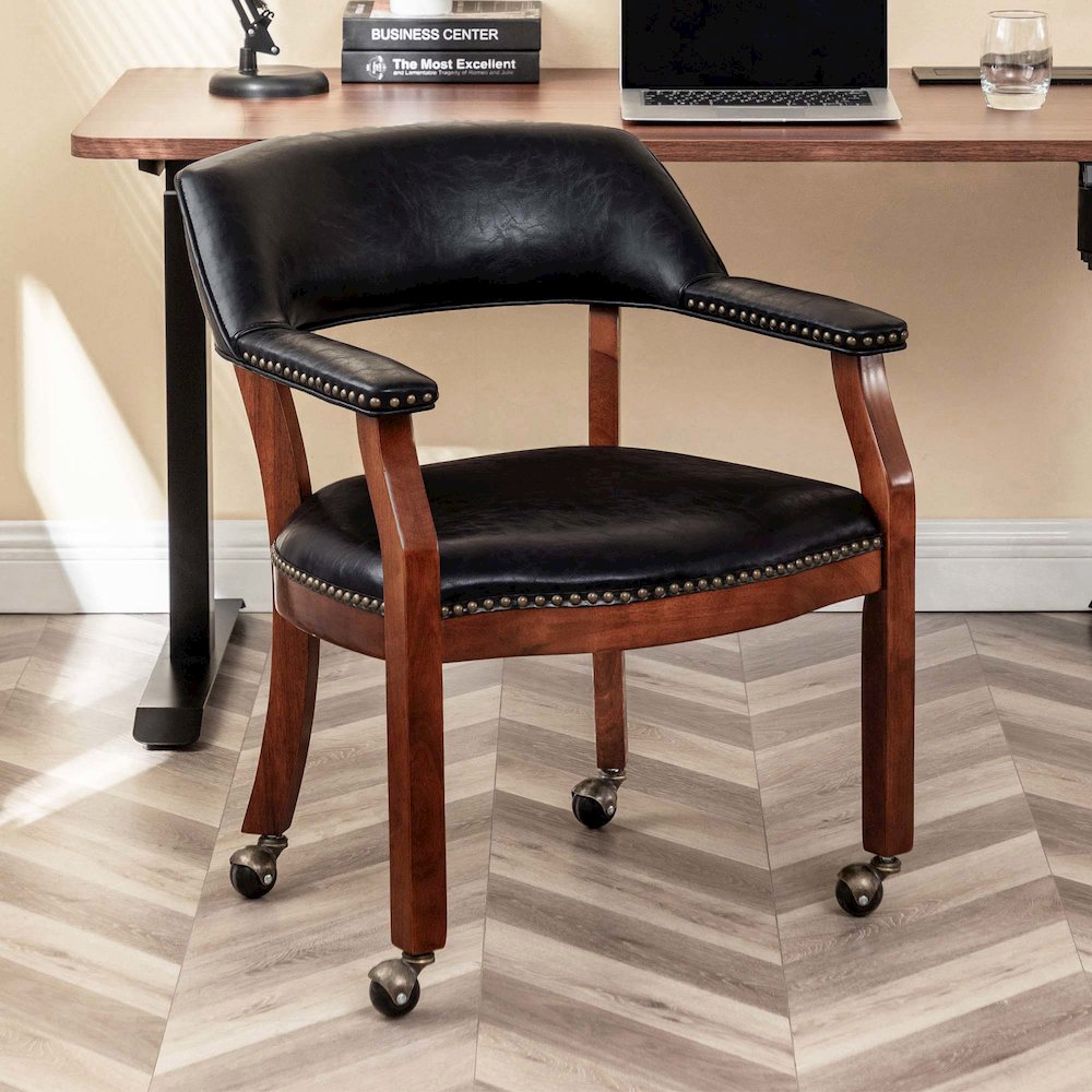 Take a Seat Dillon Armchair with Wheels