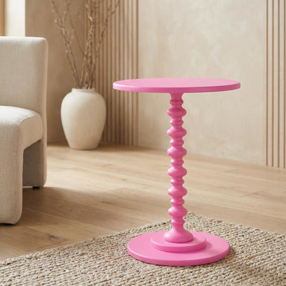 Round Spindle Coffee Table with Classic Style and Sturdy Construction