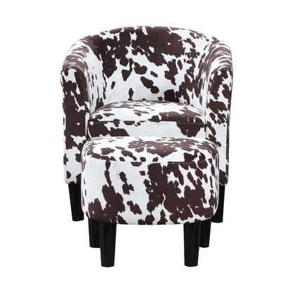Take a Seat Churchill Accent Chair with Ottoman