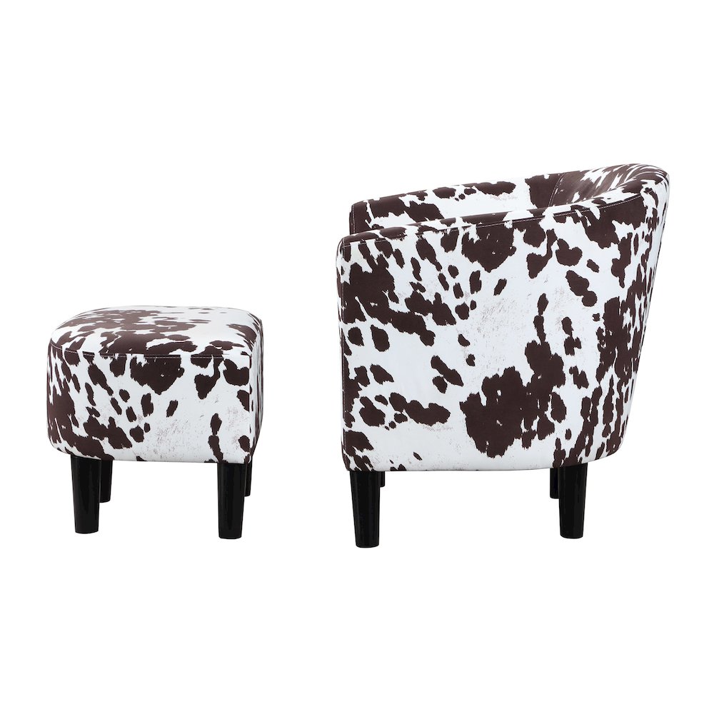 Take a Seat Churchill Accent Chair with Ottoman