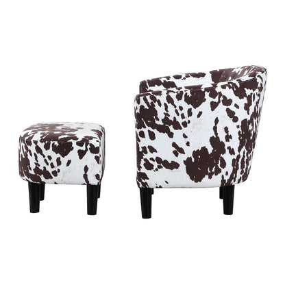 Take a Seat Churchill Accent Chair with Ottoman