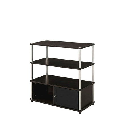 TV stand in sleek design with ample storage and sturdy build