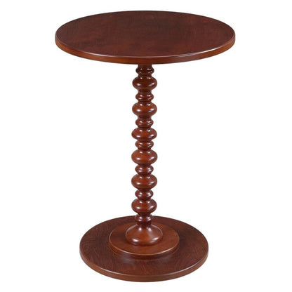 Classic Spindle Coffee Table in Distressed Finish with Durable Construction