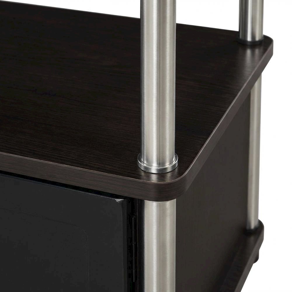 TV stand in sleek design with ample storage and sturdy build