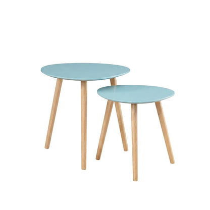 Wooden End Tables with Smooth Finish for Living Room and Bedroom