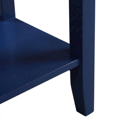 Transitional 1-Drawer End Table with Shelves for Living Room