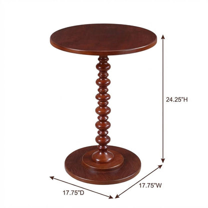 Classic Spindle Coffee Table in Distressed Finish with Durable Construction