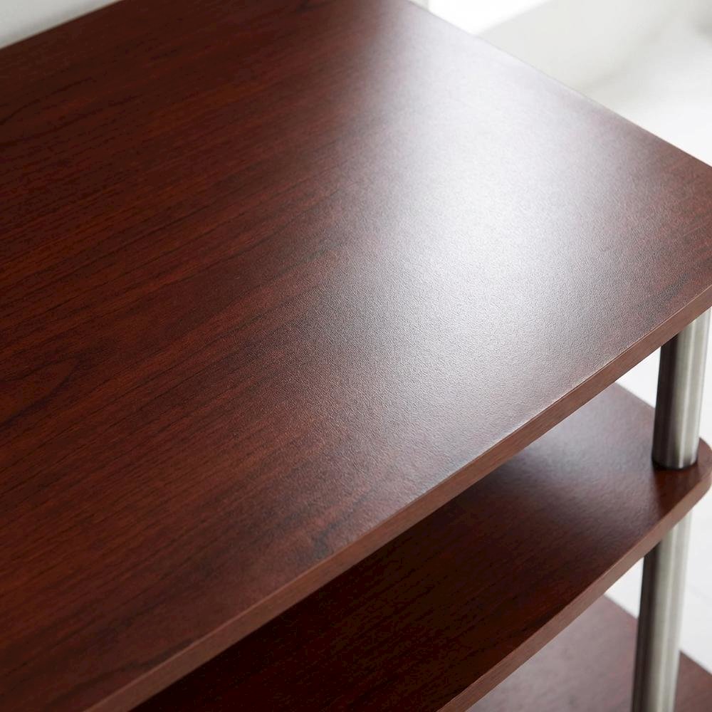 Contemporary Brown Particle Board TV Stand for up to 46-Inch TVs