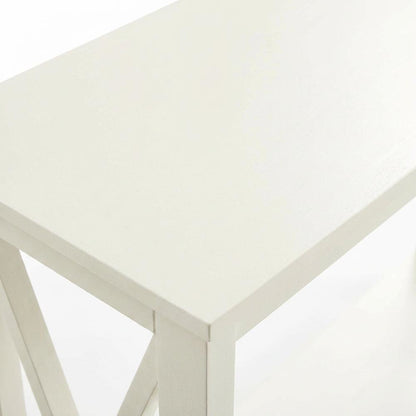 Wooden Console Table with Shelving for Modern Living Room or Entryway