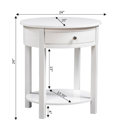 Classic Accents Cypress 1 Drawer End Table with Shelf