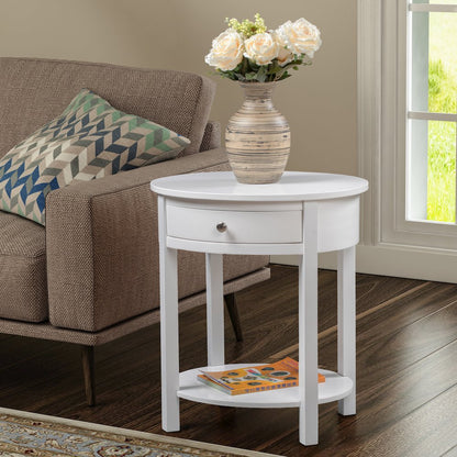 Classic Accents Cypress 1 Drawer End Table with Shelf