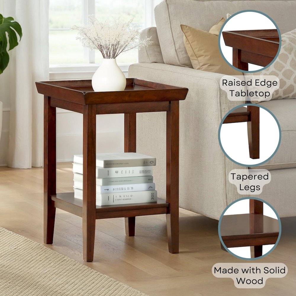 Ledgewood End Table with Shelf