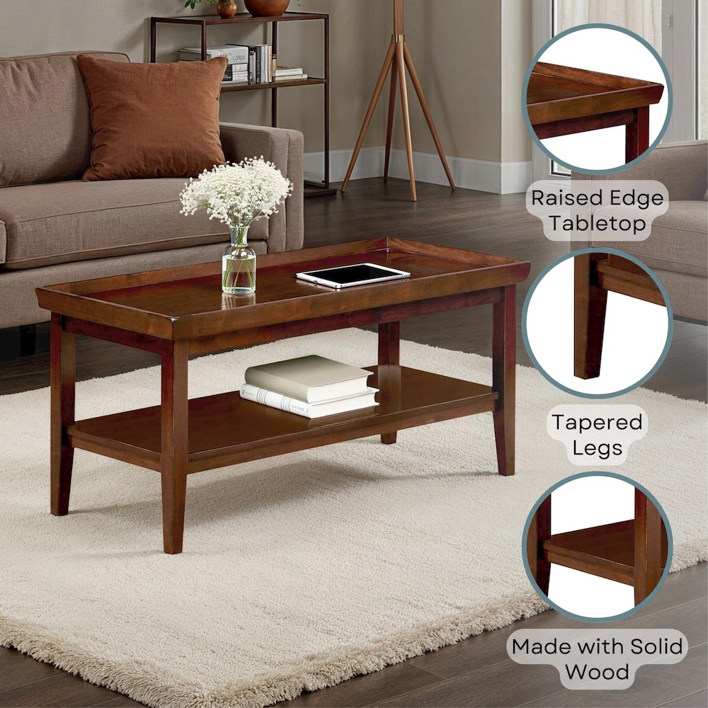 Ledgewood Coffee Table with Shelf