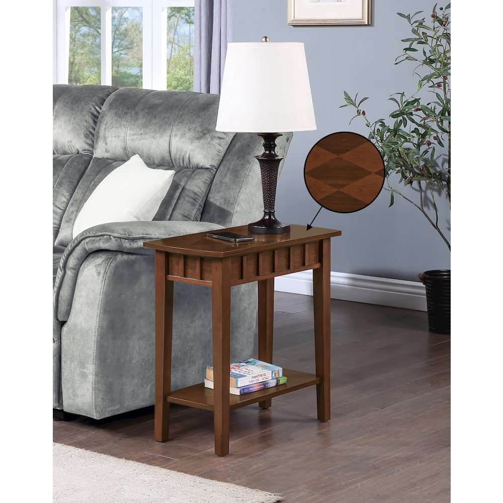 Dennis End Table with Shelf