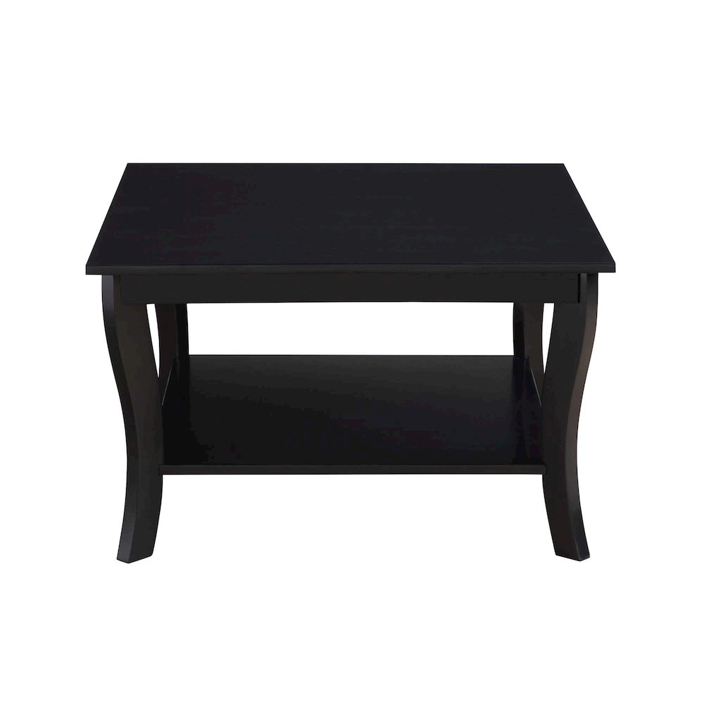 American Heritage Square Coffee Table, Black
