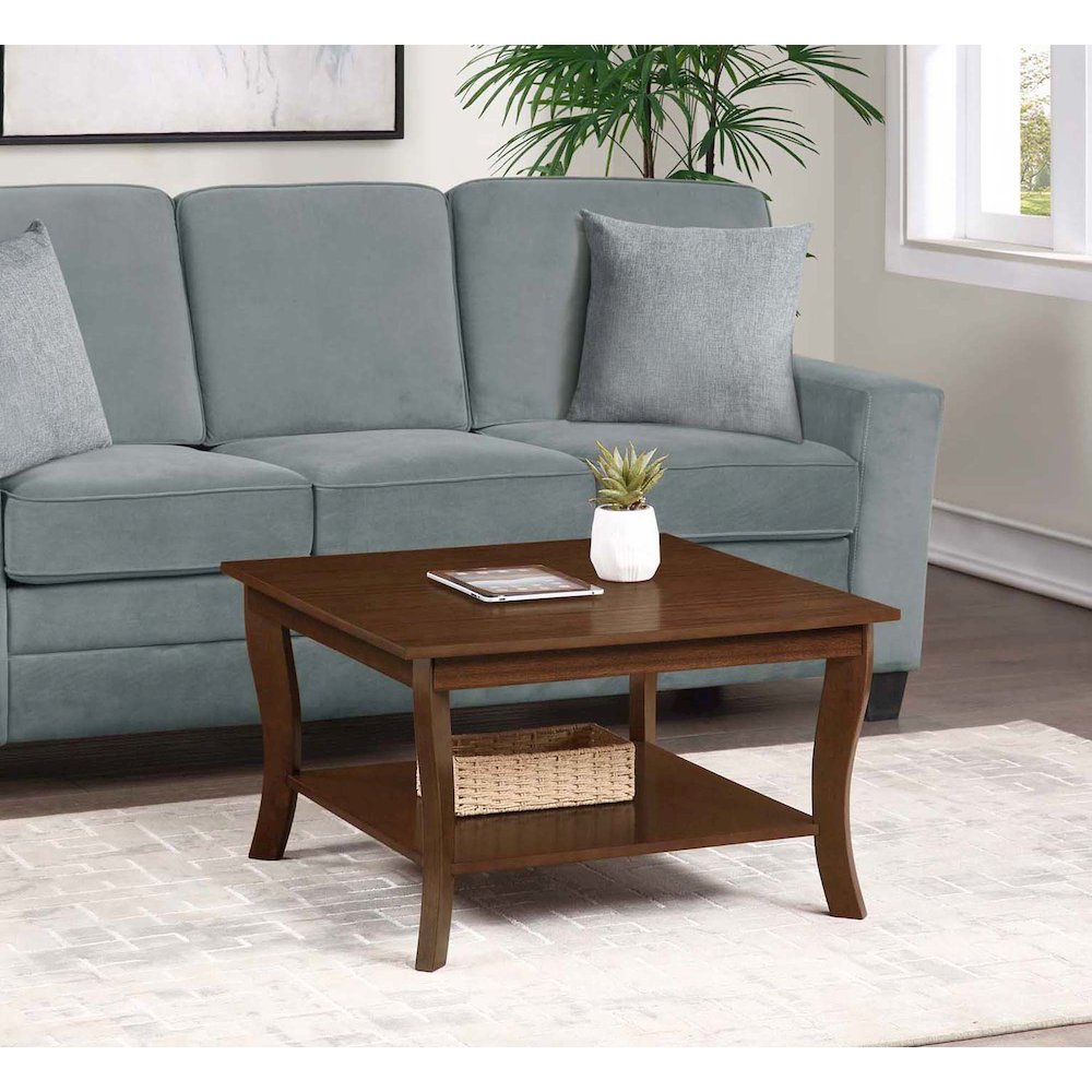 American Heritage Square Coffee Table, Espresso