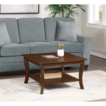 American Heritage Square Coffee Table, Espresso