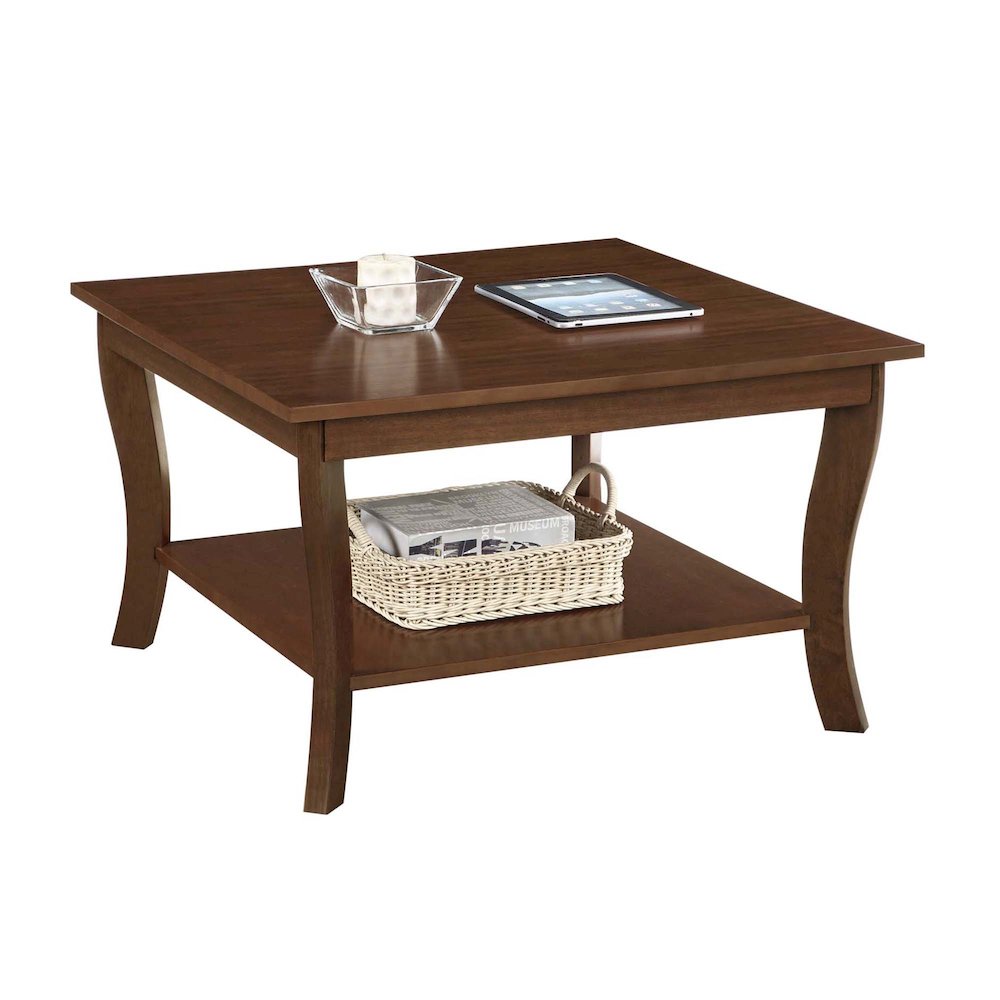 American Heritage Square Coffee Table, Espresso