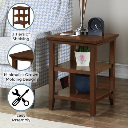Tribeca End Table with Shelves