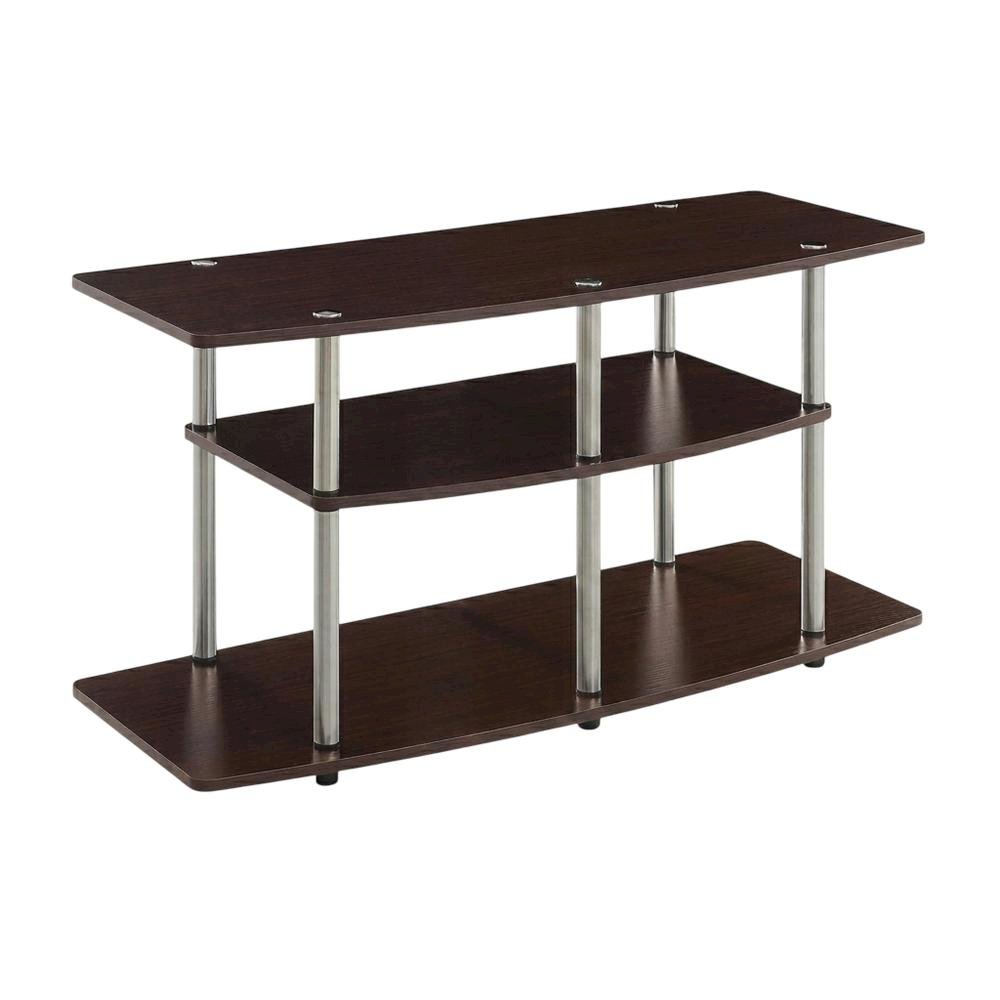TV stand in sleek design with ample storage and modern look